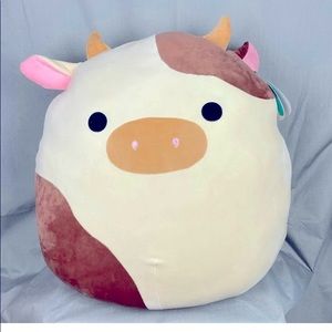 Collectible rare round cow Ronnie the cow Squishmallow